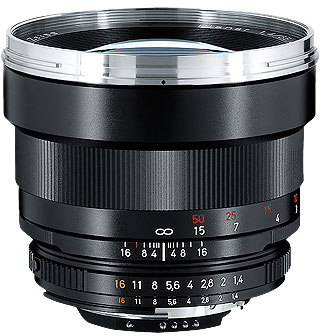�������� Carl Zeiss Nikon 85 mm F/1.4 Planar T* ZF.2