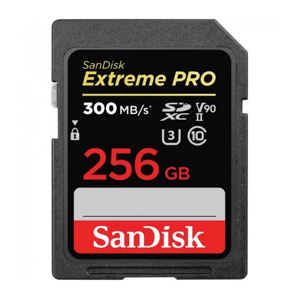  SD 256Gb SanDisk Extreme Pro UHS-II U3 V90 SDSDXDK-256G-