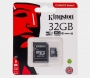 Карта памяти micro SDXC 32Gb Kingston Canvas Select UHS-I U1 80 mb/s