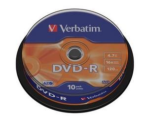 Verbatim DVD-R 4.7Gb cake 10