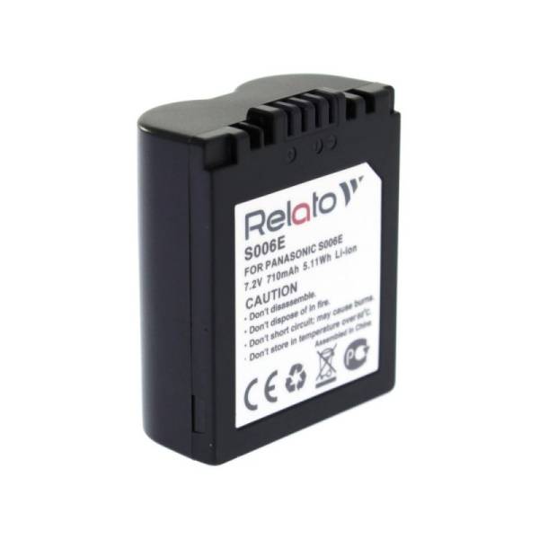  Relato S006E 800mAh  Panasonic FZ18/ FZ28/ FZ30/ FZ38/