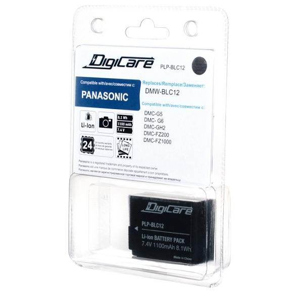 Аккумулятор DigiCare PLP-BLС12 для Panasonic FZ1000
