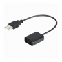 Адаптер Boya BY-EA2L 15см USB 2.0 Тип А на TRS 3,5мм + выход наушнико