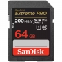 Карта памяти SD 64Gb SanDisk Extreme Pro UHS-I U3 V30 200/90 MB/s