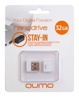  32Gb USB2.0 QUMO Nano White