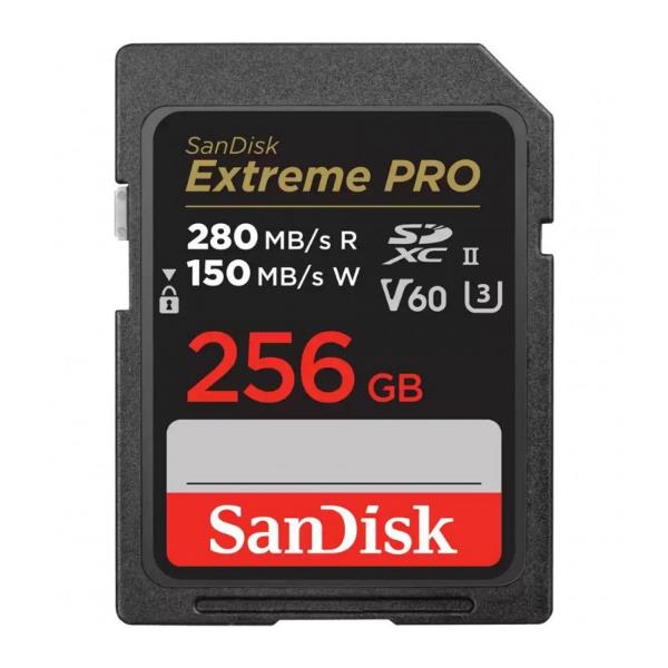   SD 256Gb SanDisk Extreme Pro UHS-II U3 V60 SDSDXEP-256G-