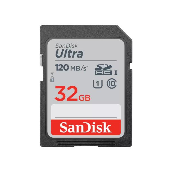   SD 32Gb SanDisk Ultra Class 10 UHS-I 120/10 Mb/s SDSDUN4
