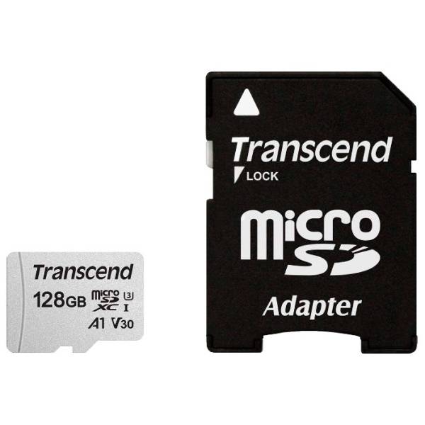   micro SDXC 128Gb Transcend 300S UHS-I U3 V30 A1 90/45 Mb