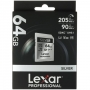 ����� ������ SD 64GB Lexar SDXC UHS-I U3 V30 205/90MB/s SILVER