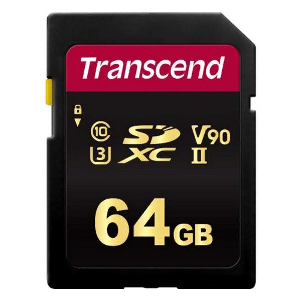 Карта памяти SD 64Gb Transcend SDXC UHS-II Class 10 U3 V90 700S 285/1