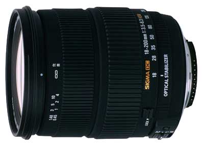  Sigma (Nikon) AF 18-200 MM F/3.5-6.3 DC OS