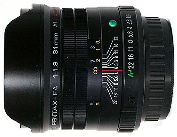  Pentax SMC FA 31 mm F/1.8 AL Limited