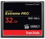  CF 32Gb Sandisk Extreme PRO 160Mb/s SDCFXPS-032G-X46