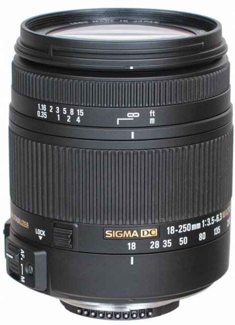  Sigma (Nikon) 18-250mm f/3.5-6.3 DC OS Macro HSM