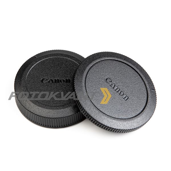 Комплект крышек для Canon RF Fotokvant CAP-RF-Kit задняя обьектива +