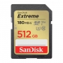 Карта памяти SD 512Gb SanDisk Extreme UHS-I U3 V30 180/130 MB