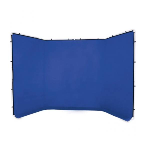 Фон складной Lastolite LB7943 Хромакекй Синий 4x2м панорамный на раме