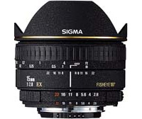  Sigma (Canon) 15mm f/2.8 EX DG Fisheye