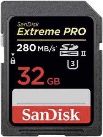 Карта памяти SD 32Gb SanDisk Extreme Pro UHS-II 300/260 Mb