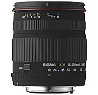  Sigma (Nikon) AF 18-200 MM F/3.5-6.3 DC