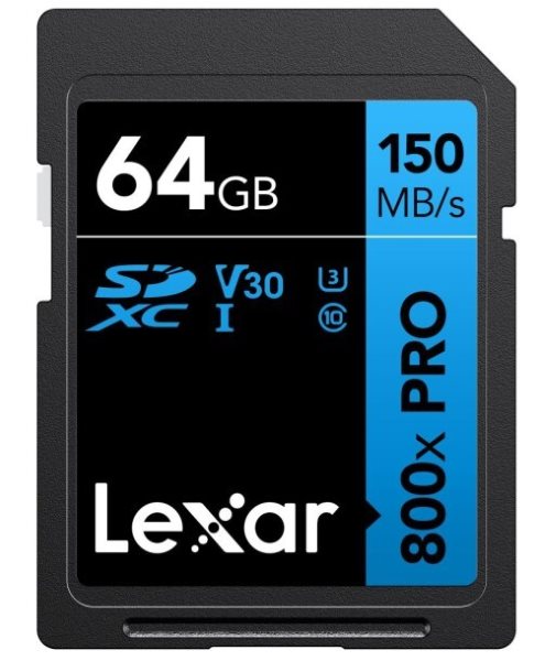����� ������ SD 64GB Lexar SDXC UHS-I V30 U3 150MB/s