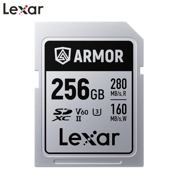 ����� ������ SD 256GB Lexar SDXC ARMOR SILVER UHS-II V60 U3 280/160