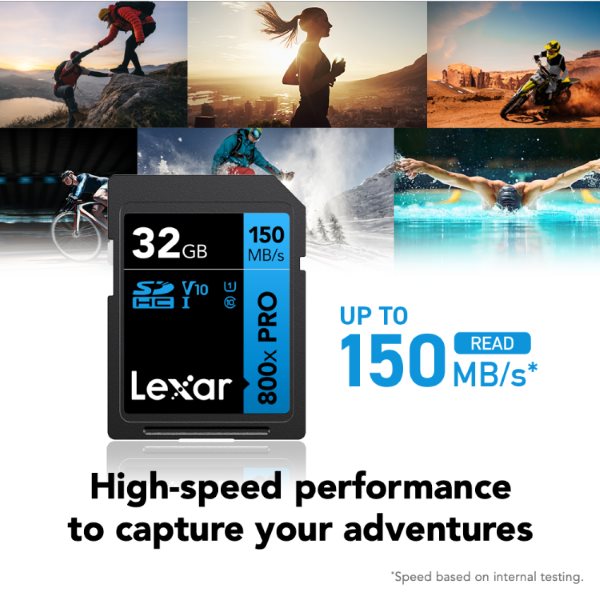 ����� ������ SD 32GB Lexar SDHC UHS-I V10 U1 150MB/s