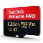 Карта памяти micro SDXC 128Gb Sandisk Extreme Pro UHS-I U3 + adp