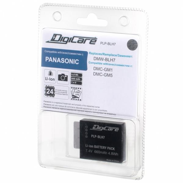 Аккумулятор DigiCare PLP-BLH7 / DMW-BLH7 для Panasonic DMC-GM1/GM5