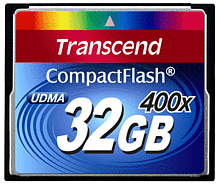   CF 32GB Transcend 400