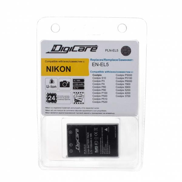 Аккумулятор DigiCare PLN-EL5 / EN-EL5 для Nikon 7900/P3/P4/S10