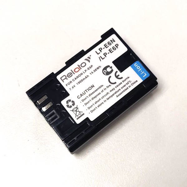 ����������� Relato LP-E6N/P 1900mAh ��� Canon EOS R6 Mark III