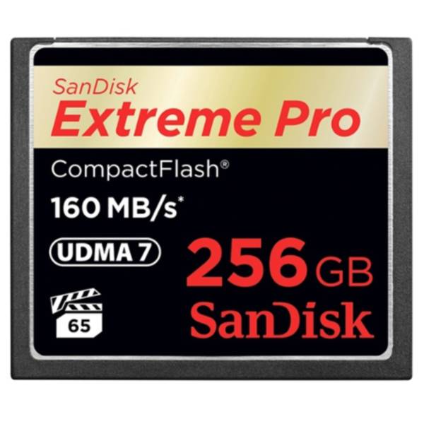   CF 256Gb Sandisk Extreme Pro 160/140 Mb/s SDCFXPS-256G-X