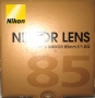  Nikon Nikkor AF-S 85 mm f/1.8G /