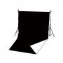 Фон виниловый FST 1,60м x 3,40м черный / белый