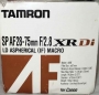  Tamron  Canon SP AF 28-75mm f/2.8 XR Di LD Aspherical /