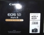  Canon EOS 5D Mark III body /