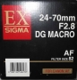  Sigma (Canon) 24-70 mm f/2,8 EX DG macro /