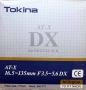  Tokina  Nikon AT-X 16,5-135 F/3,5-5,6 DX /