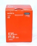  Sony SEL-35F18 E 35mm f/1,8 OSS /