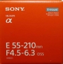  Sony SEL-55210 55-210  F/4,5-6,3  NEX / 2
